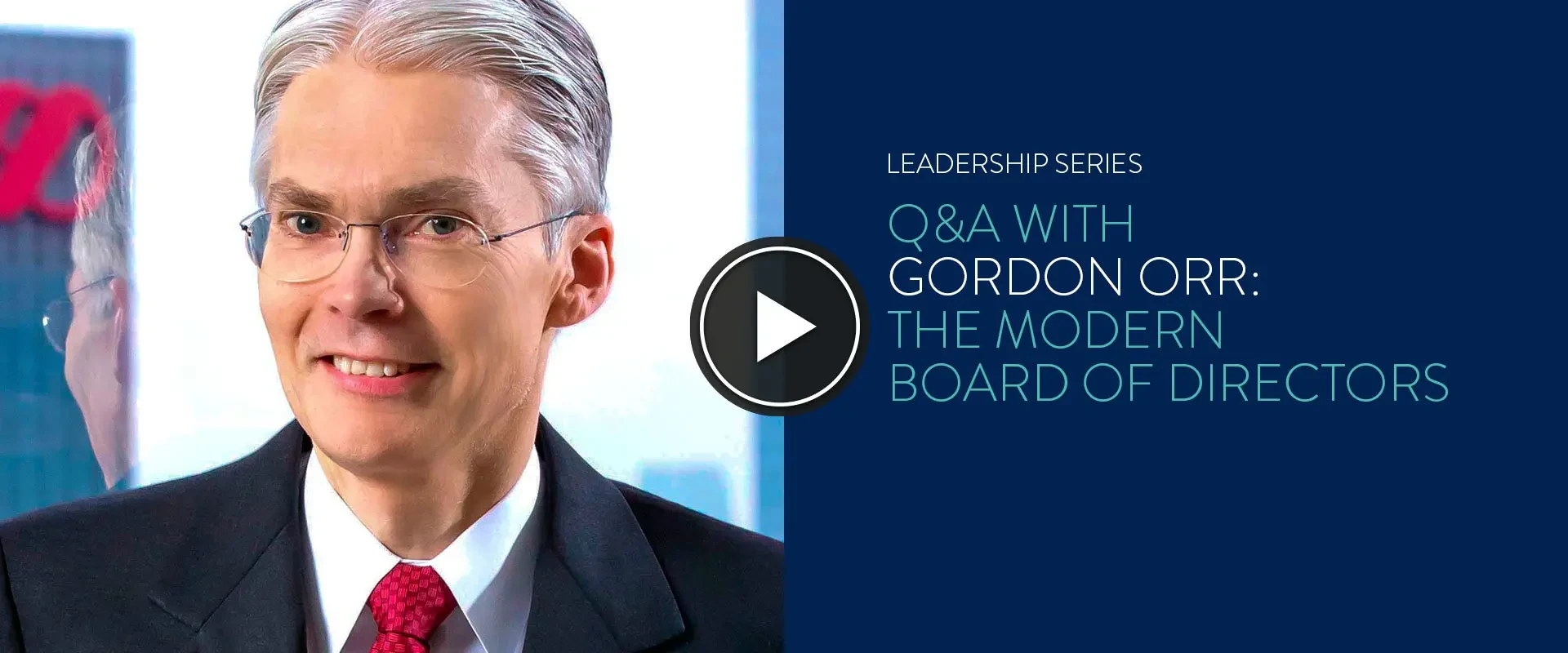 Video: Gordon Orr on the Modern Board of Directors